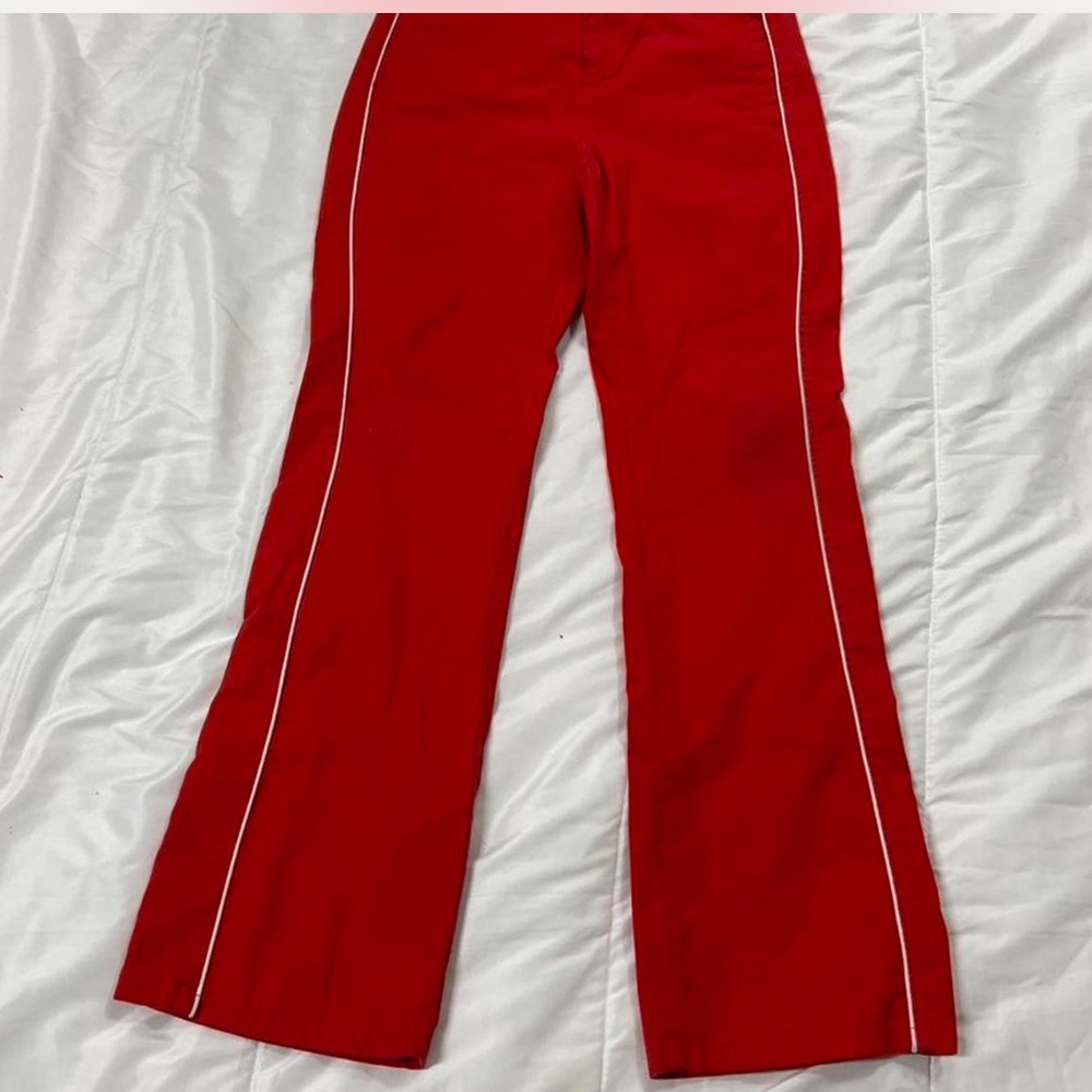 BDG Red and White Pants